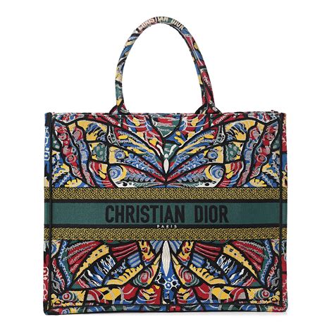 dior canvas tote